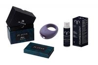 Je Joue Mio Cock Ring with 5 vibration speeds comes with Promescent Prolonging Delay Spray for Men (